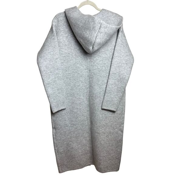 NWT Lyla + Luxe Grey Jiminy Hooded Coatigan Sz. L - Picture 5 of 7